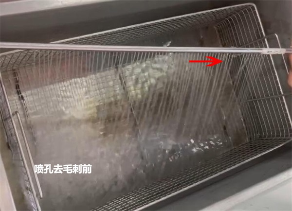 用磨粒流給噴淋管小孔去毛刺，效果怎么樣？